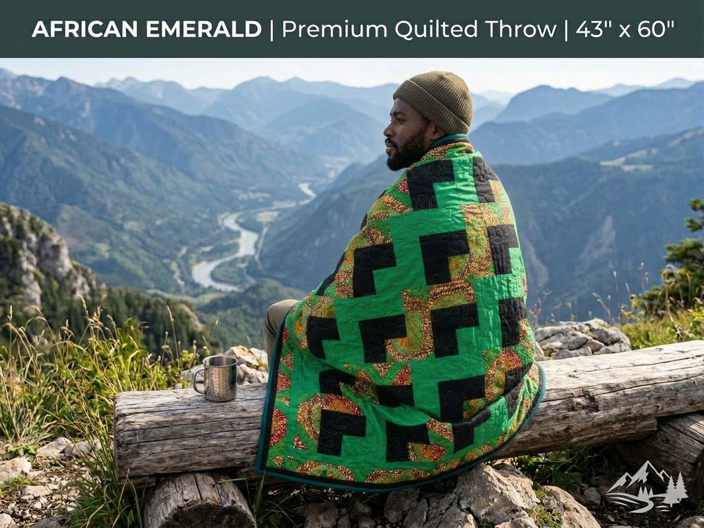 African Emerald Artisan Quilt