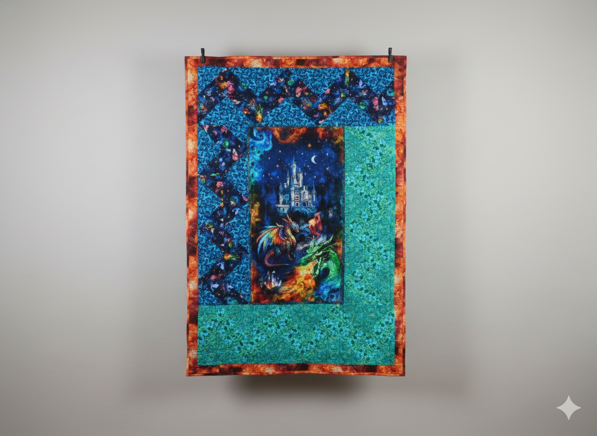 Dragon Love Handmade Quilt