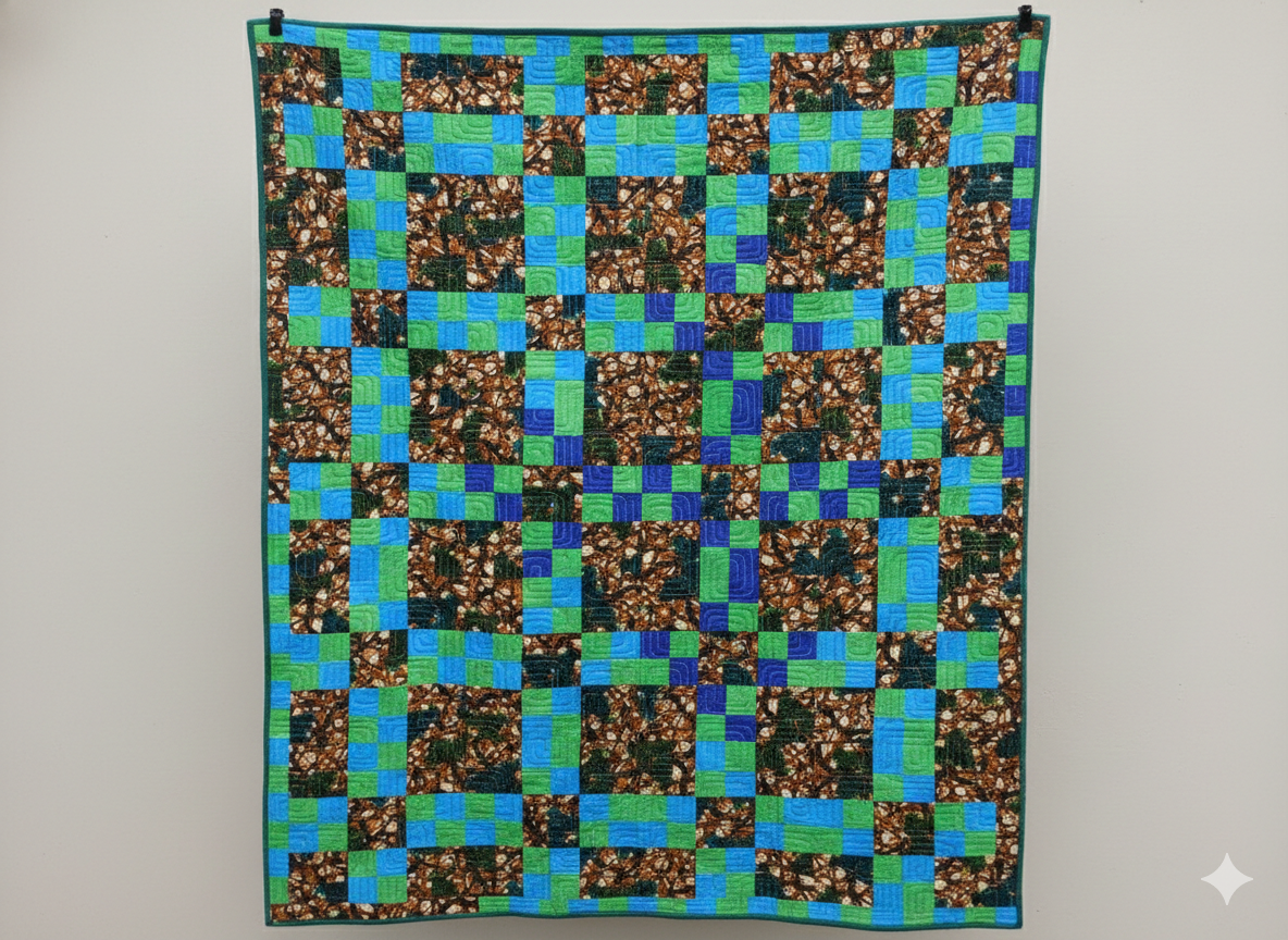Earth Love Handmade Quilt