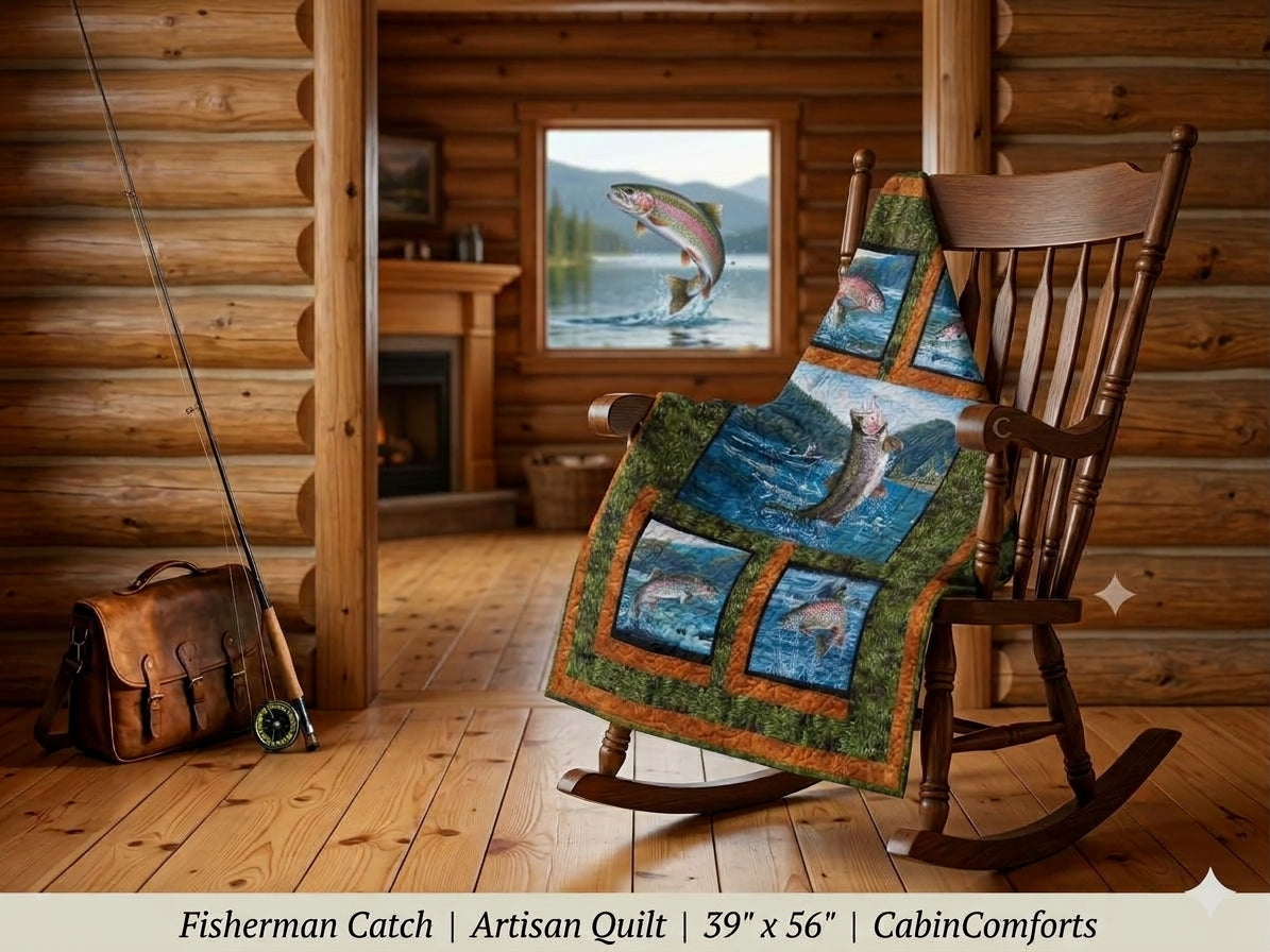 Fisherman Catch Artisan Quilt