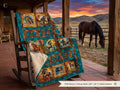 Wild Horses Artisan Quilt