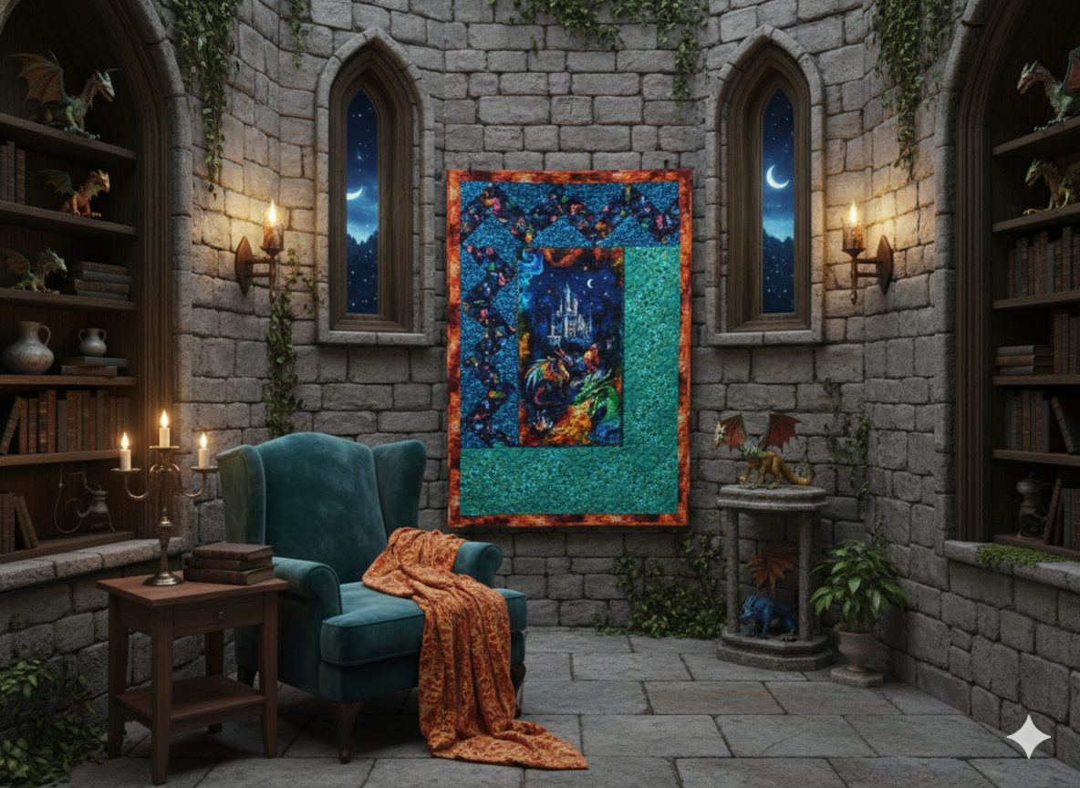 Dragon Love Handmade Quilt