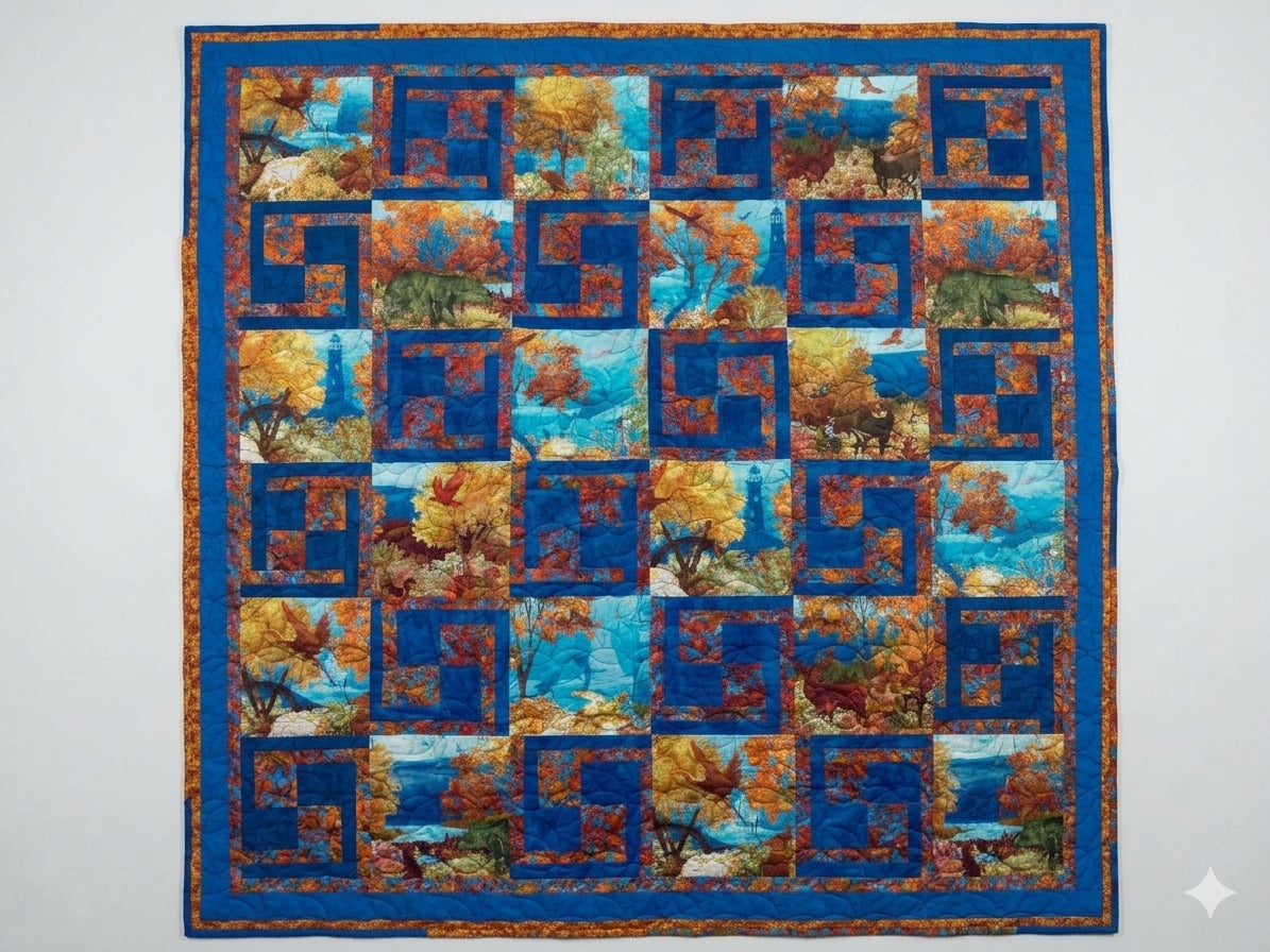 Land and Sea Artisan Quilt