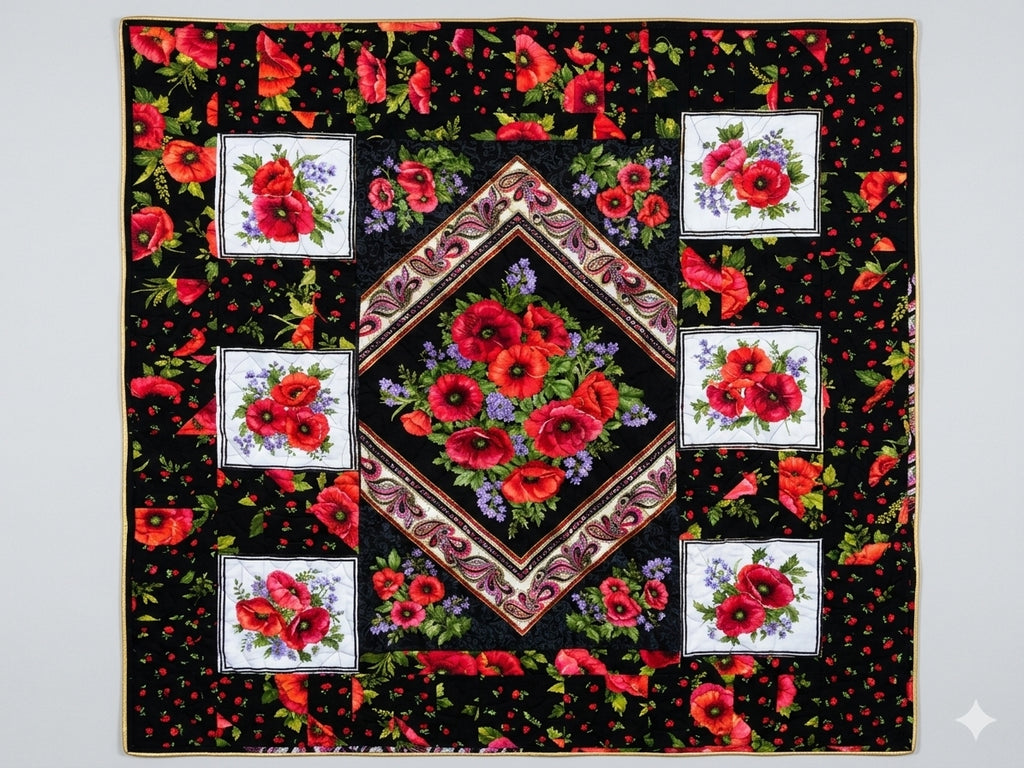 Poppy Poppy Artisan Quilt