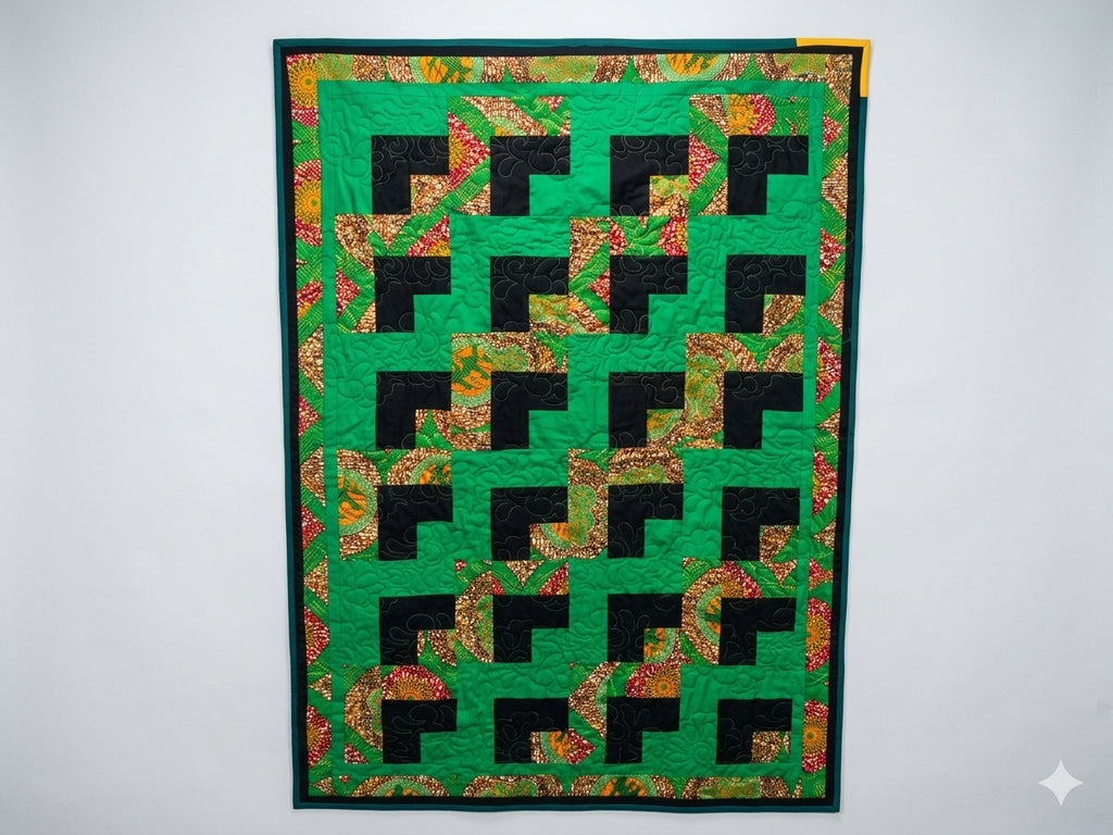 African Emerald Artisan Quilt
